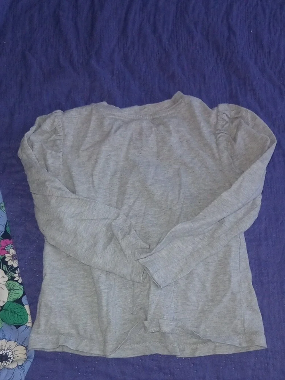 GAP Floral Elastic-Waist Joggers - White, Blue, Green & Pink With Shirt